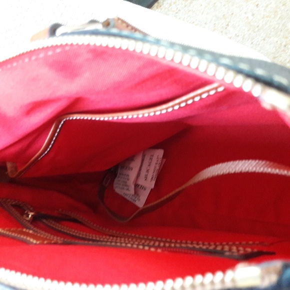 NWT DOONEY & BOURKE LEATHER DOMED SATCHEL HANDBAG - Picture 8 of 8